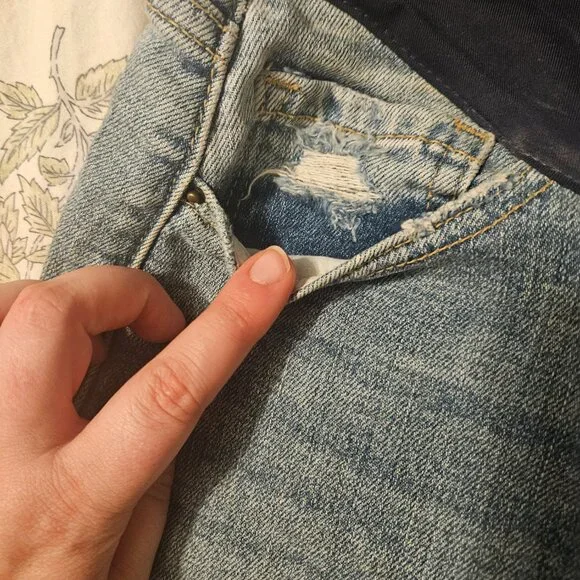 Pink Blush maternity Jeans - Picture 2 of 4